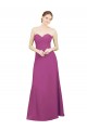 Baie sauvage Trapèze Mousseline Longue Robes demoiselle d'honneur Outlet