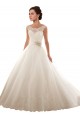 Blanc Princesse Épaule Dénudée Tulle Dentelle Robes de mariée Outlet