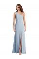 Bleu ciel clair Trompette Crêpe Stretch Longue Formelles Robes demoiselle d'honneur / Robes de soirée / Robes de bal Outlet
