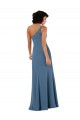 Bordeaux Trapèze Mousseline Longue Formelles Robes demoiselle d'honneur / Robes de soirée Outlet