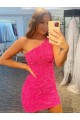 Couleur affichée Fourreau Courte Paillettes Velours Courte Robes de bal Outlet