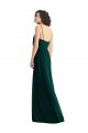 Evergreen Trapèze Col V Mousseline Longue Robes demoiselle d'honneur Outlet