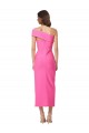 Fourreau midi Crêpe Stretch Longue Formelles Robes demoiselle d'honneur / Robes de soirée / Robes de cocktail Outlet