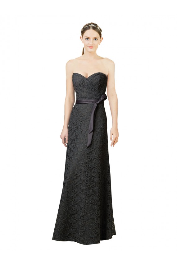 Gris ardoise Fourreau Dentelle Longue Robes demoiselle d'honneur Outlet
