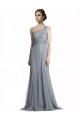 Gris ardoise Sirène Tulle Longue Robes demoiselle d'honneur Outlet