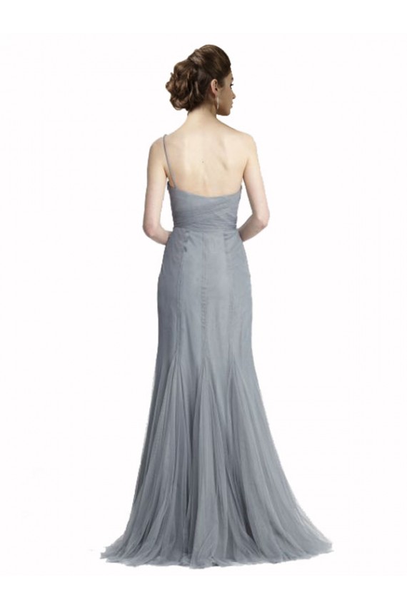 Gris ardoise Sirène Tulle Longue Robes demoiselle d'honneur Outlet