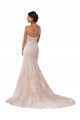 Ivoire & Champagne Sirène Bretelles spaghetti Dentelle Boho Robes de mariée Outlet