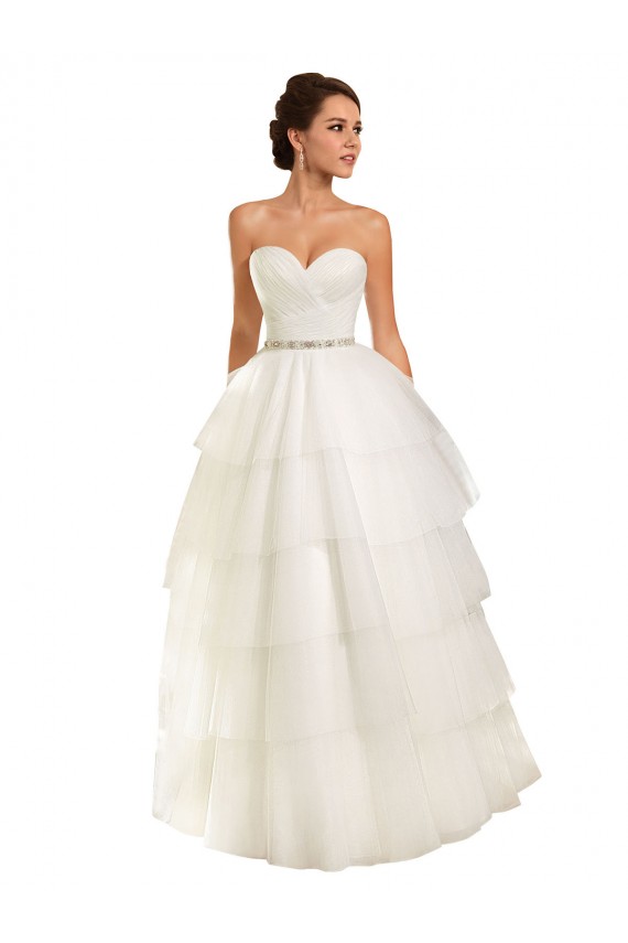 Ivoire Princesse Tulle Robes de mariée Outlet