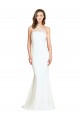 Ivoire Sirène Balayage train Crêpe Stretch Tulle Longue Formelles Robes demoiselle d'honneur / Robes de soirée Outlet