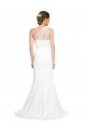 Ivoire Sirène Balayage train Crêpe Stretch Tulle Longue Formelles Robes demoiselle d'honneur / Robes de soirée Outlet