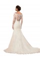 Ivoire Sirène Bateau Dentelle Robes de mariée Outlet