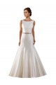 Ivoire Sirène Bateau Satiné Robes de mariée Outlet