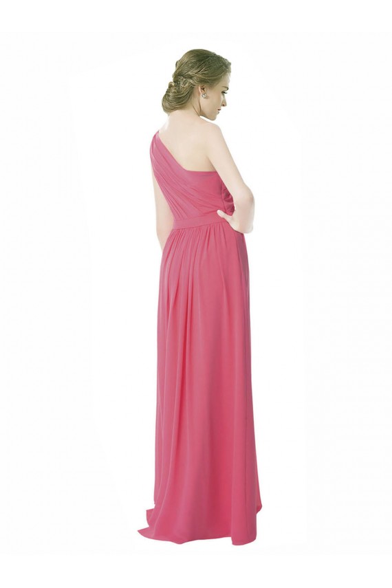 Menthe verte Trapèze Mousseline Longue Robes demoiselle d'honneur Outlet