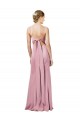 Noir Fourreau Bretelles spaghetti Col Carré Crêpe Stretch Longue Formelles Robes demoiselle d'honneur / Robes de soirée / Robes de bal Outlet