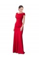 Rouge Sirène Crêpe Stretch Longue Formelles Robes demoiselle d'honneur / Robes de soirée / Robes de bal Outlet