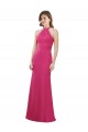 Rubis Trapèze Licou Mousseline Longue Robes demoiselle d'honneur Outlet