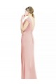 Sirène Col Bateau Col Haut Mousseline Longue Robes demoiselle d'honneur Outlet