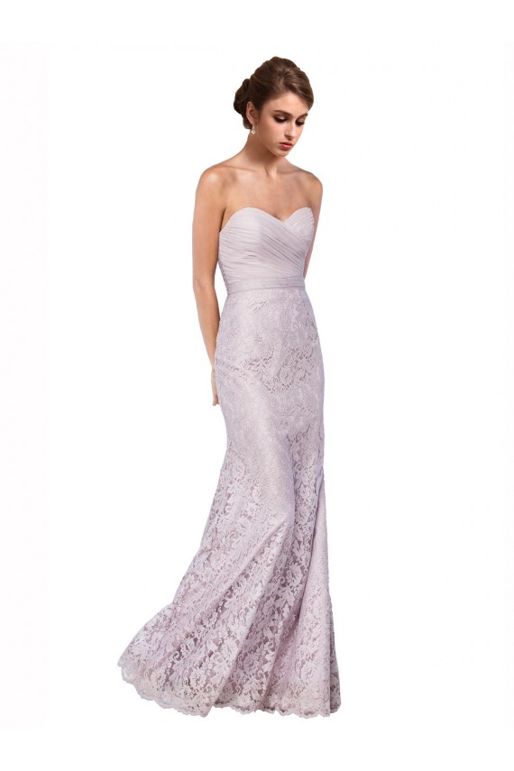 Sirène Dentelle Longue Robes demoiselle d'honneur / Robes de bal Outlet