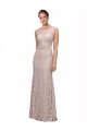 Sirène Illusion Scoop Dentelle Longue Robes demoiselle d'honneur / Robes de bal Outlet