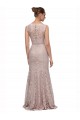 Sirène Illusion Scoop Dentelle Longue Robes demoiselle d'honneur / Robes de bal Outlet