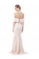 Sirène Épaule Dénudée Col Haut Crêpe Stretch Longue Formelles Robes demoiselle d'honneur / Robes de soirée / Robes de bal Outlet