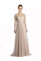 Trapèze Col Carré Tulle Longue Robes demoiselle d'honneur Outlet