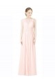 Trapèze Jewel Mousseline Longue Robes demoiselle d'honneur Outlet