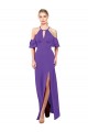 Trapèze Licou Mousseline Longue Robes demoiselle d'honneur Outlet