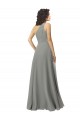 Trapèze Mousseline Longue Robes demoiselle d'honneur Outlet