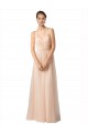 Trapèze Tulle Longue Robes demoiselle d'honneur Outlet