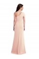 Trompette Crêpe Stretch Longue Formelles Robes demoiselle d'honneur / Robes de soirée / Robes de bal Outlet