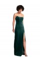 Vert foncé Fourreau Sans bretelle Velours Stretch Longue Formelles Robes demoiselle d'honneur / Robes de soirée / Robes de bal Outlet
