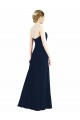 Vert fumée Trapèze Mousseline Longue Robes demoiselle d'honneur Outlet