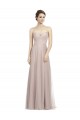 Vintage Rose Trapèze Tulle Longue Robes demoiselle d'honneur Outlet