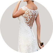 Blanc Robes de mariée Outlet