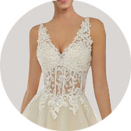 Col V Robes de mariée Outlet