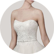 Sans bretelle Robes de mariée Outlet